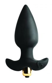 Butt Throb Black Vibrating Plug