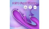 Rabbit Tapping Vibrator Dildo G Spot Vibrator with 7 Flapping Modes Sex Toys